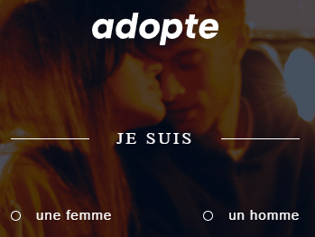 s'inscrire sur adopte un mec